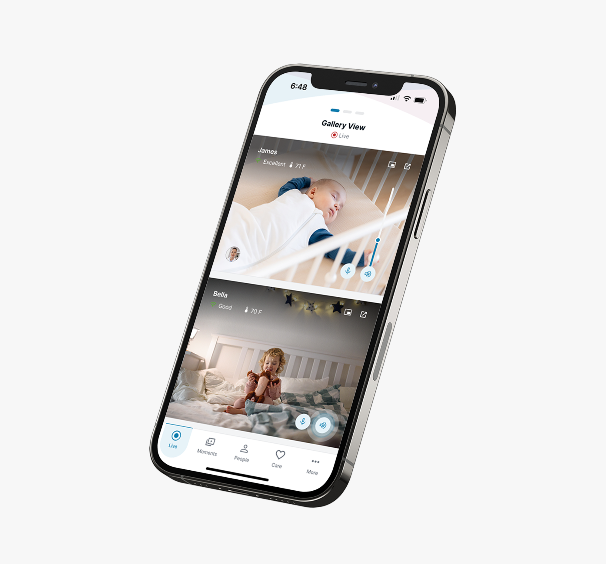 Harbor mobile app split screen