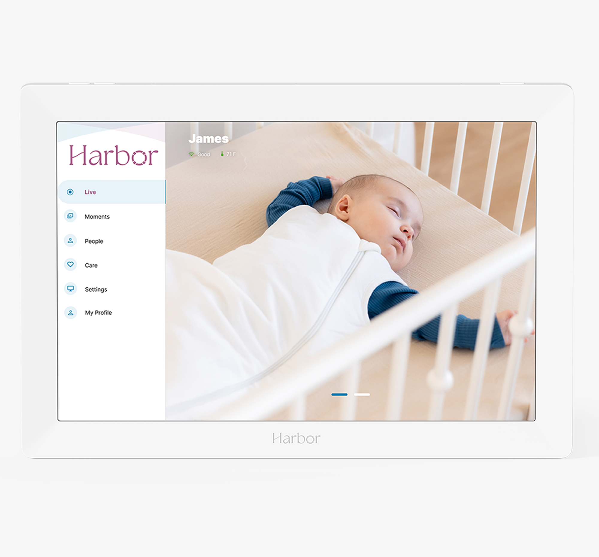 Harbor baby monitor and Harbor app