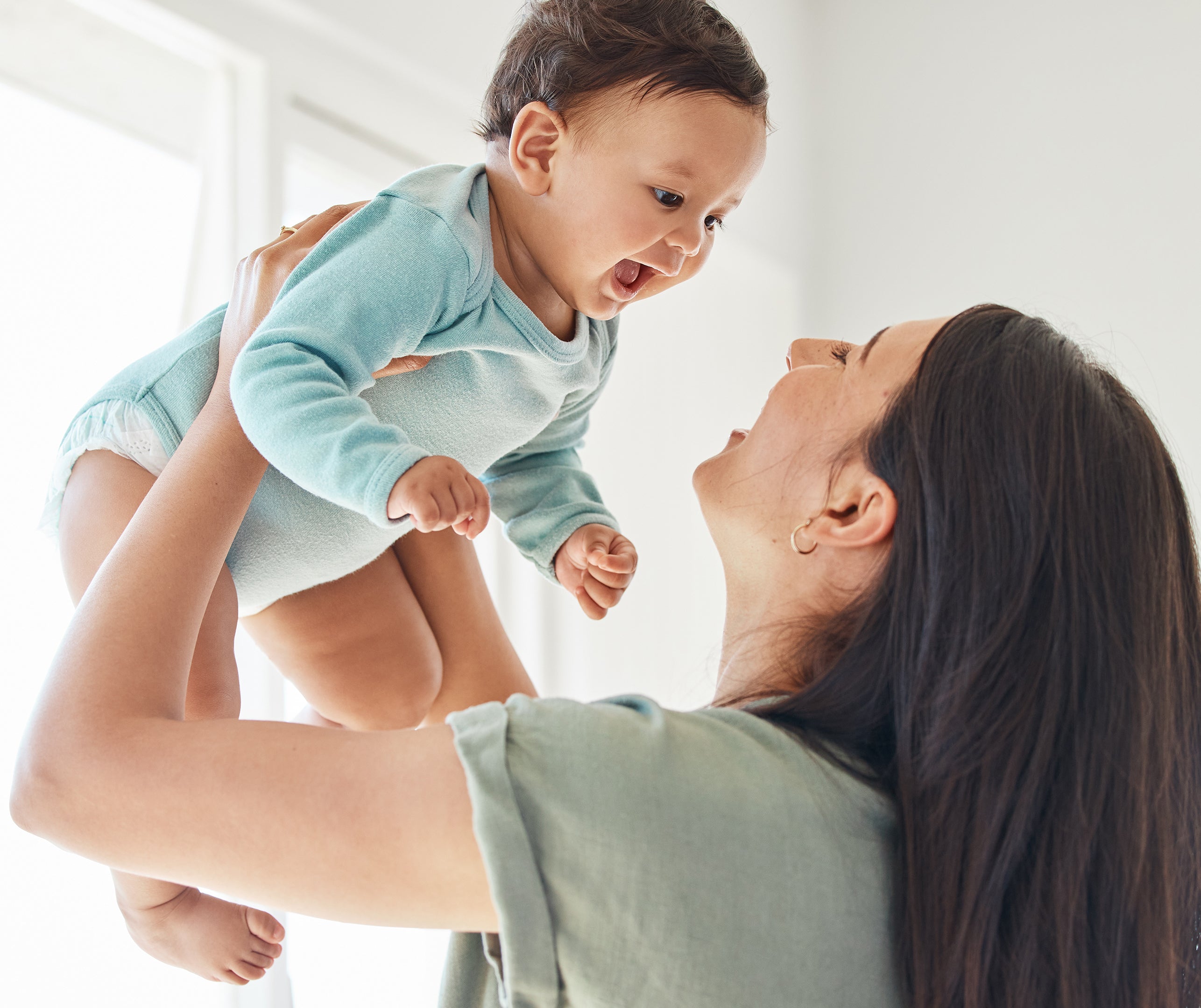toddler and mom playtime